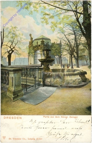 Dresden, Partie aus dem Königl. Zwinger
