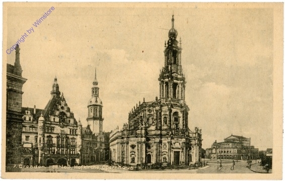 Dresden, Schloß, Hofkirche, Opernhaus