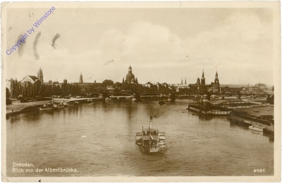 Dresden, Blick von der Albertbrücke