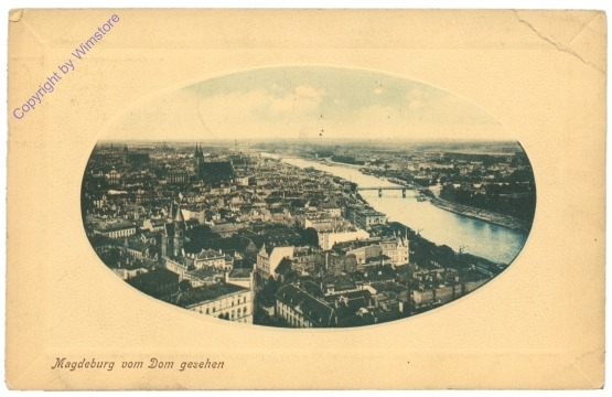 ak201722 Magdeburg, vom Dom gesehen