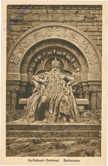 ak201728 Kyffhäuser, Denkmal, Barbarossa