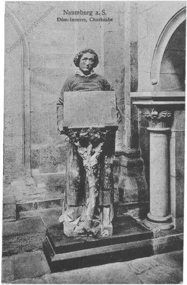 ak201739 Naumburg, Dom-Inneres, Chorknabe