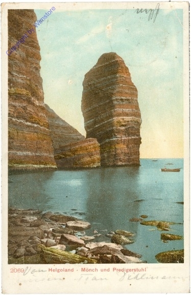 Helgoland, Mönch und Predigerstuhl