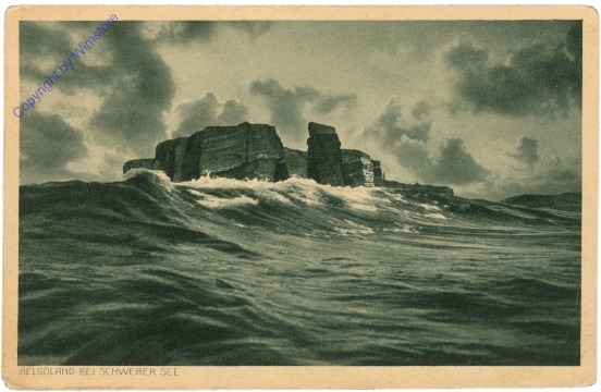 Helgoland, bei Schwerer See
