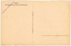 Lübeck, Mühlenteich mit Dom und Museum