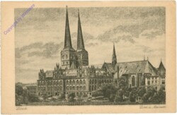 ak201806 Lübeck, Dom und Museum