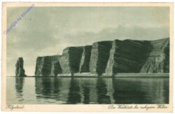 ak201835 Helgoland, Die Westküste bei ruhigem Wetter