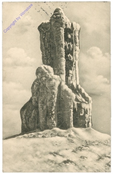 Brennersgrün, Altvaterthurm im Eis