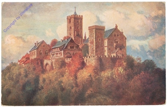 Eisenach, Wartburg, von Süd-West