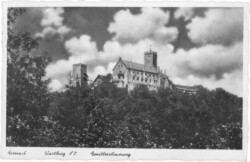 Eisenach, Wartburg, Gewitterstimmung