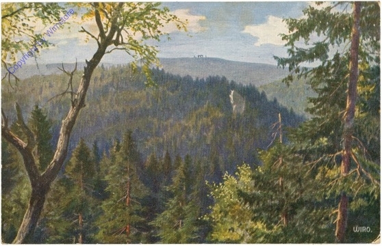 Inselsberg, vom Aschenbergstein aus