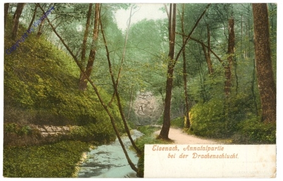 Eisenach, Annatalpartie bei der Drachenschlucht