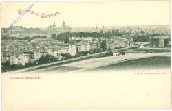 Erfurt, Panorama von Stärkes Villa