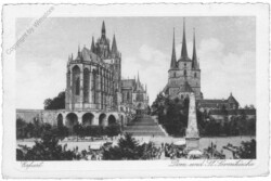 ak201926 Erfurt, Dom und St. Severikirche
