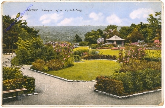 Erfurt, Anlagen auf der Cyriaksburg