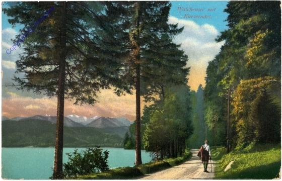 Walchensee, mit Karwendel
