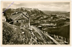Purtschtallerhaus, mit Untersberg