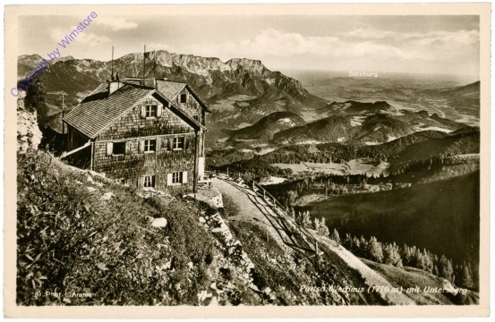 ak201955 Purtschtallerhaus, mit Untersberg