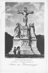 ak201958 Oberammergau, Kreuzigungsgruppe