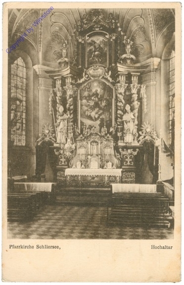 Schliersee, Pfarrkirche, Hochaltar