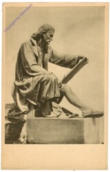 Würzburg, Mathias Grünewald am Frankonia-Brunnen