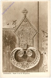 Dinkelsbühl, Klopfer in der St. Georgskirche