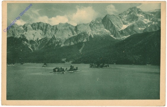 ak201976 Eibsee, mit Zugspitze
