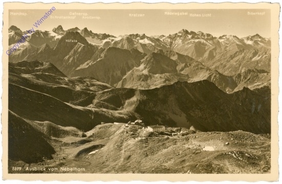 ak201986 Nebelhorn, Ausblick
