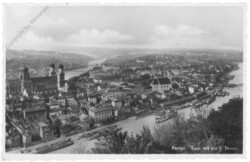 Passau, Total mit Inn u. Donau