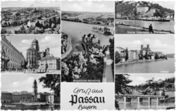 ak202004 Passau, Multiansicht