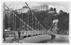 Passau, Hängebrücke mit Oberhaus