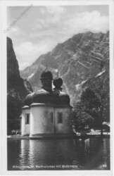 Königsee, St. Bartholomae mit Watzmann