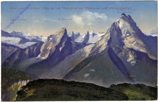 Untersberg, Watzmann, Steinernes Meer