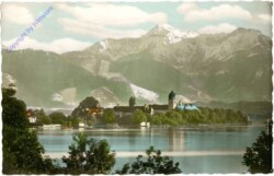 ak202068 Fraueninsel, im Chiemsee gegen Hochgern