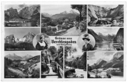 ak202080 Berchtesgaden, Multiansicht