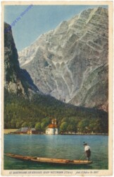 St. Bartholomä, gegen Watzmann