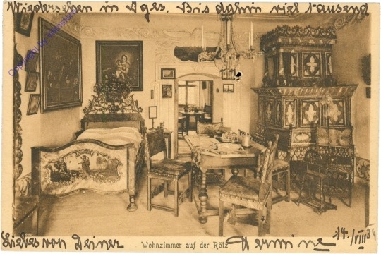 Rötz, Wohnzimmer auf der Rötz
