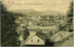 Traunstein, mit Hochfelln und Hochgern
