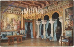 ak202141 Neuschwandstein, Schloss, Wohnzimmer