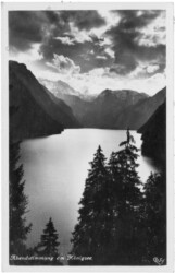 ak202147 Königsee, Abendstimmung