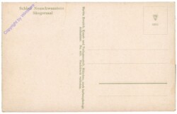 ak202148a Neuschwanstein, Schloss, Sängersaal