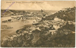 Passau, Totalansicht vom Nonnengut