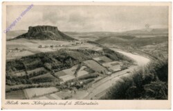 ak202178 Königstein, Blick auf Lilienstein