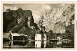 St. Bartholomä, mit Watzmann