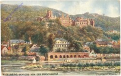 ak202198 Heidelberg, Schloss von der Hirschgasse