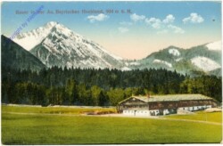 Bayrisches Hochland, Bauer in der Au