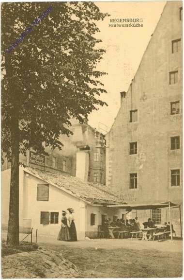 ak202219 Regensburg, Bratwurstküche