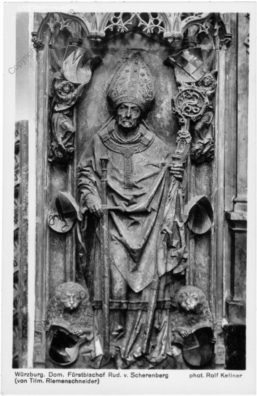 ak202298 Würzburg, Dom, Fürstbischof v. Scherenberg