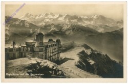 Rigi-Kulm, und die Berneralpen