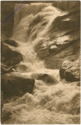 Triberg im Schwarzwald, Wasserfall, obere Partie